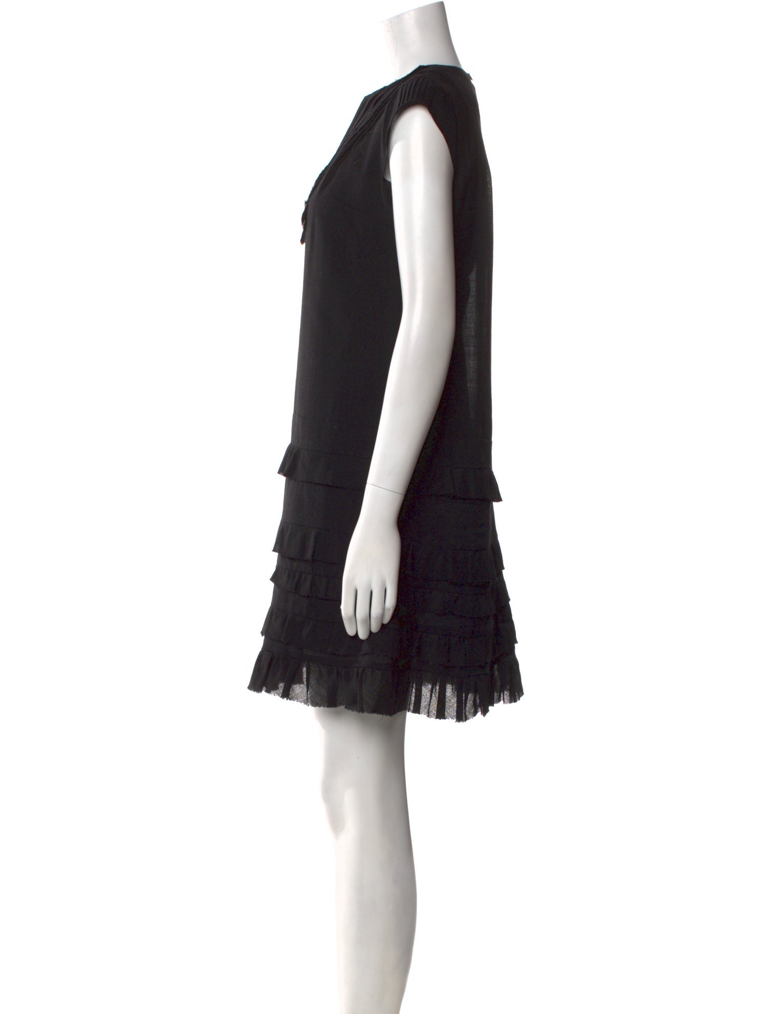 Morgane Le Fay Wool Mini Dress