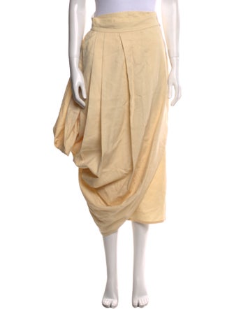 Morgane Le Fay Wool Midi Length Skirt