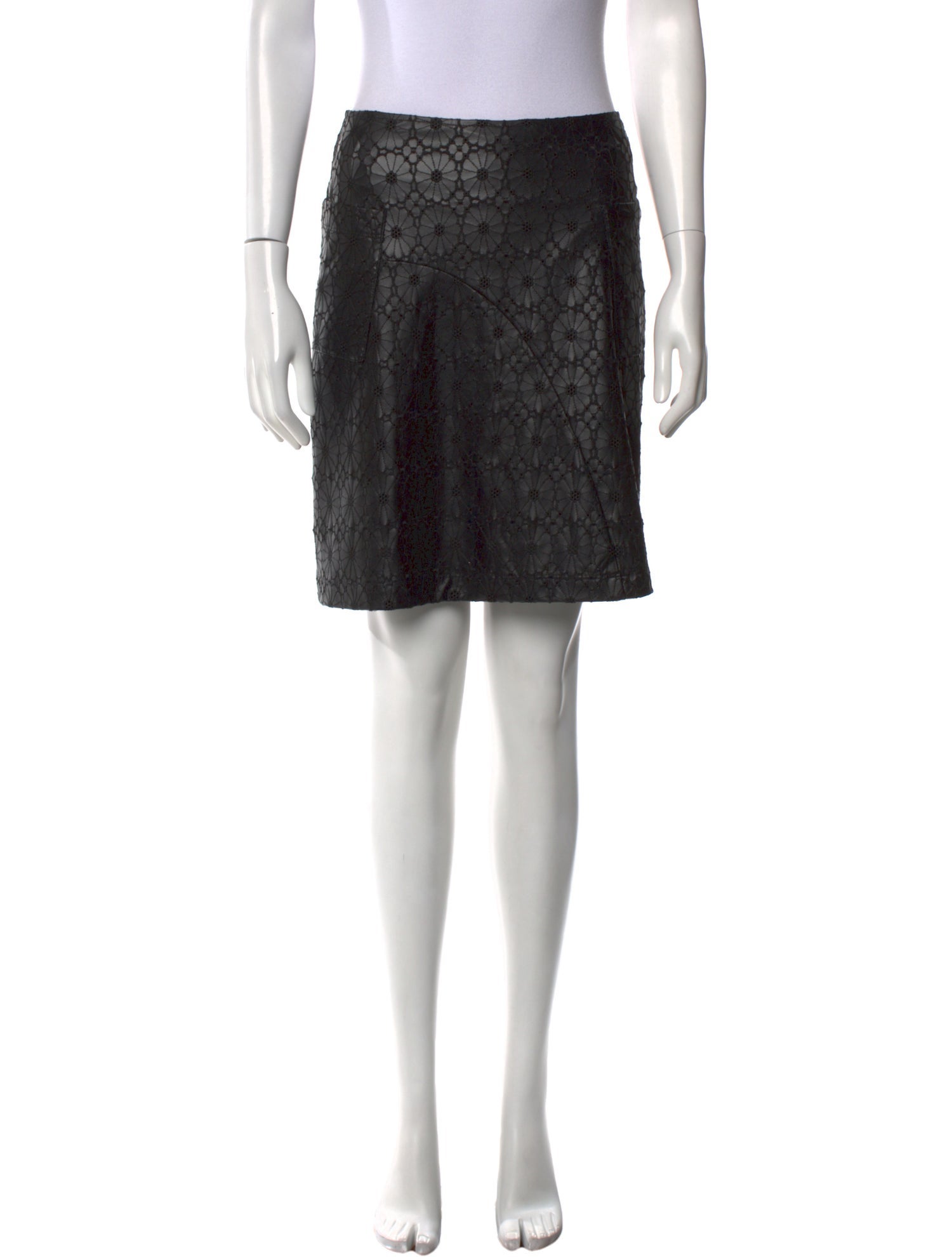 Morgane Le Fay Floral Print Mini Skirt