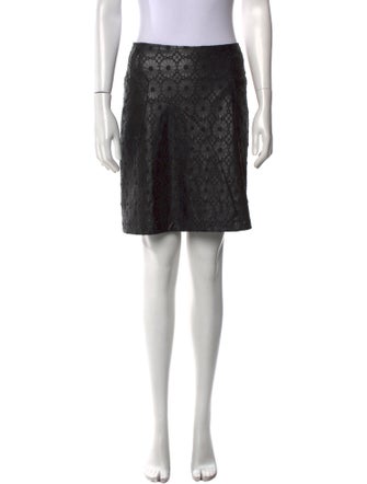 Morgane Le Fay Floral Print Mini Skirt