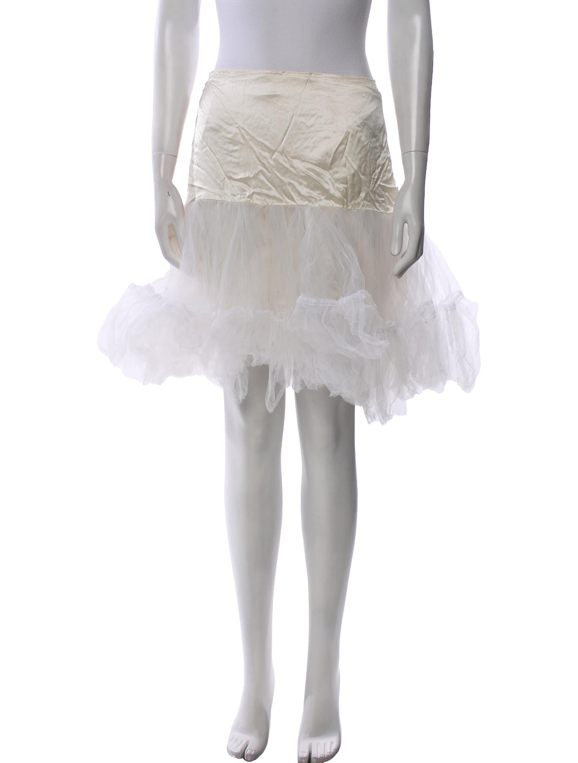 Morgane Le Fay Silk Knee-Length Skirt