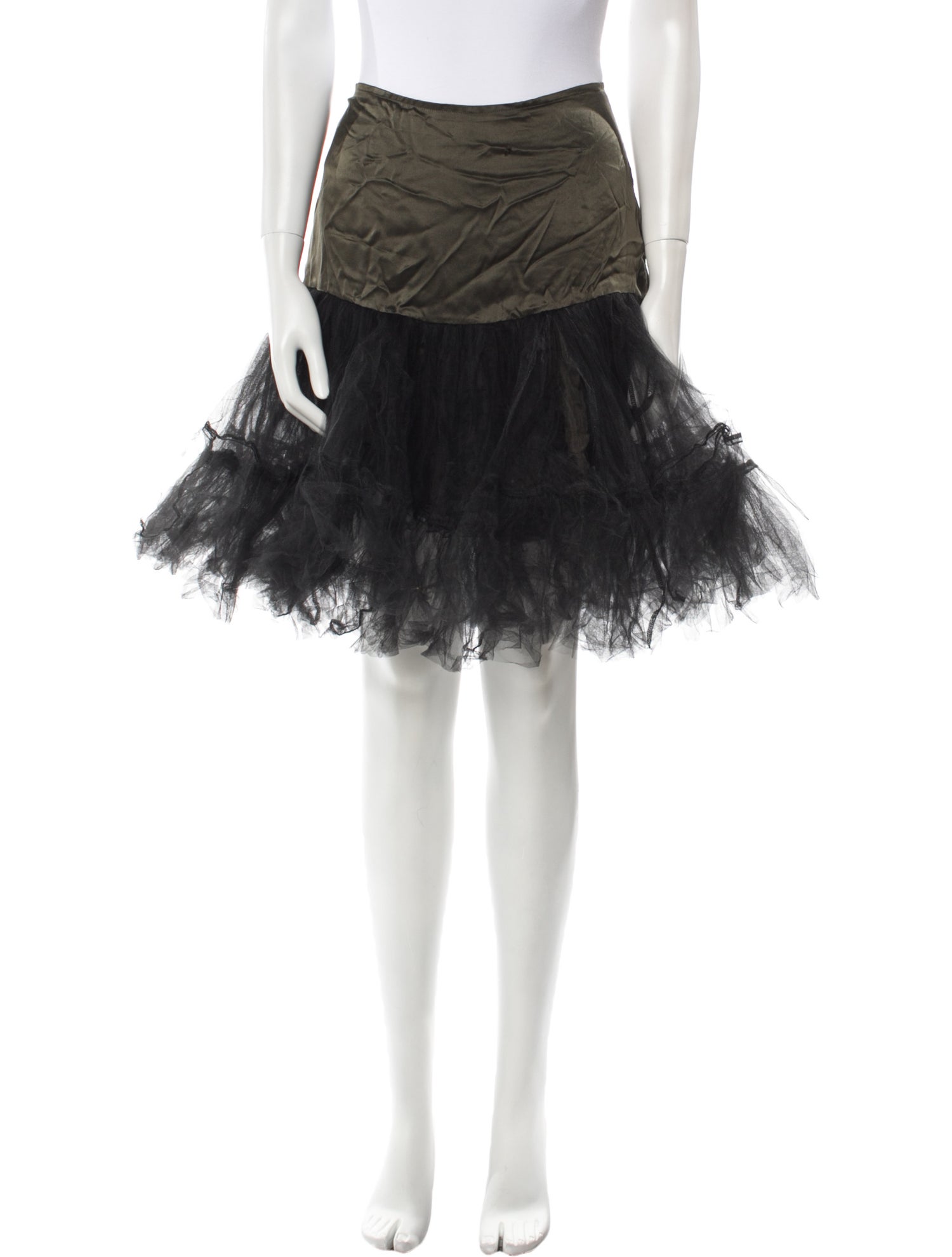 Morgane Le Fay Silk Mini Skirt