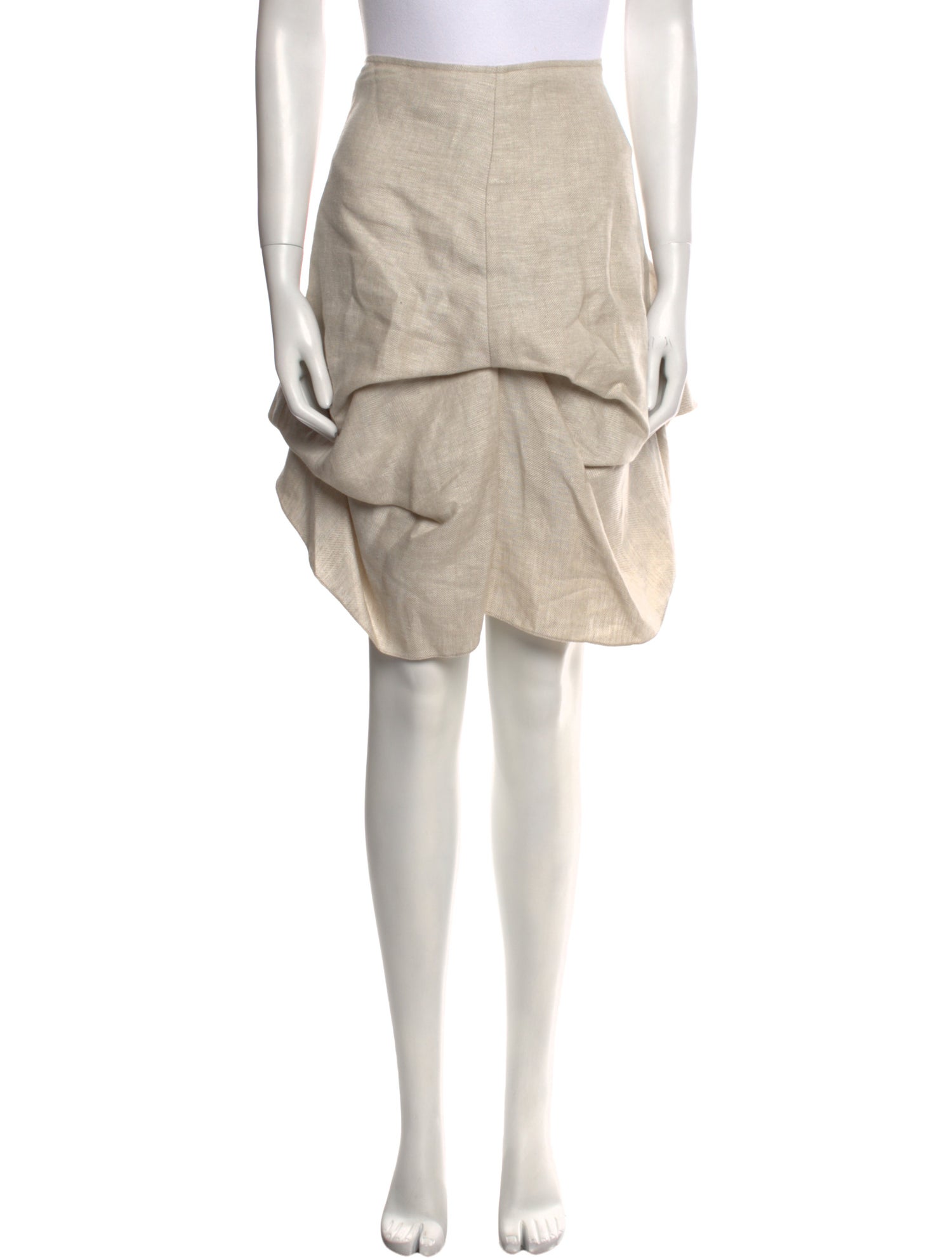 Morgane Le Fay Linen Knee-Length Skirt