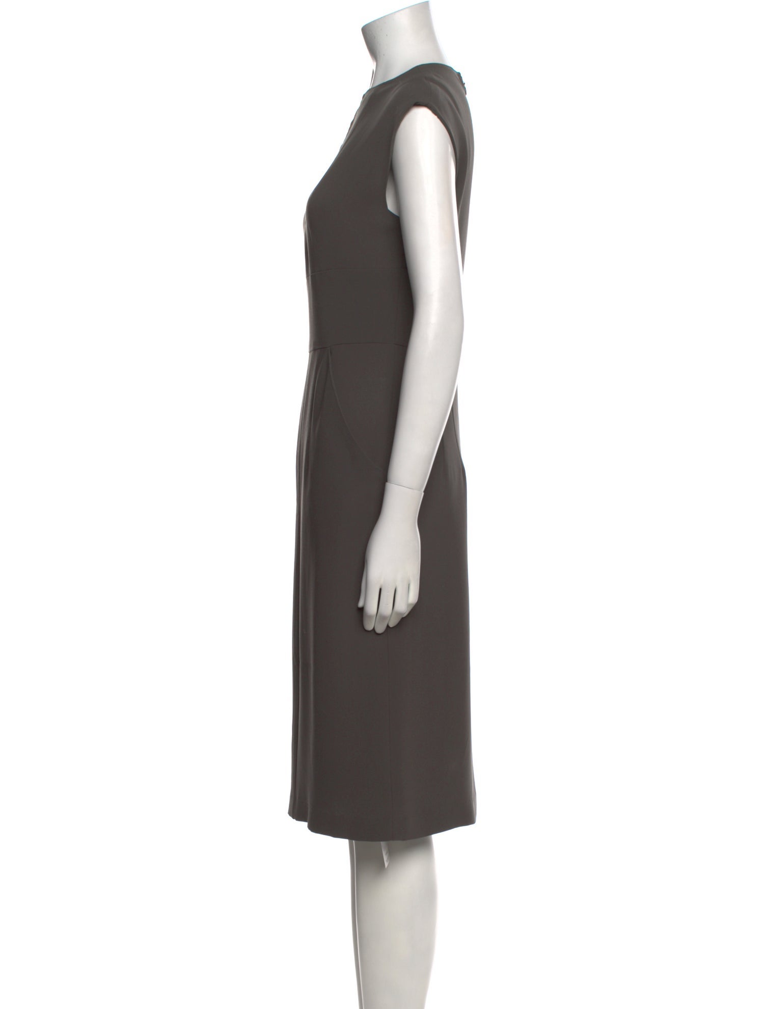 Morgane Le Fay Silk Midi Length Dress