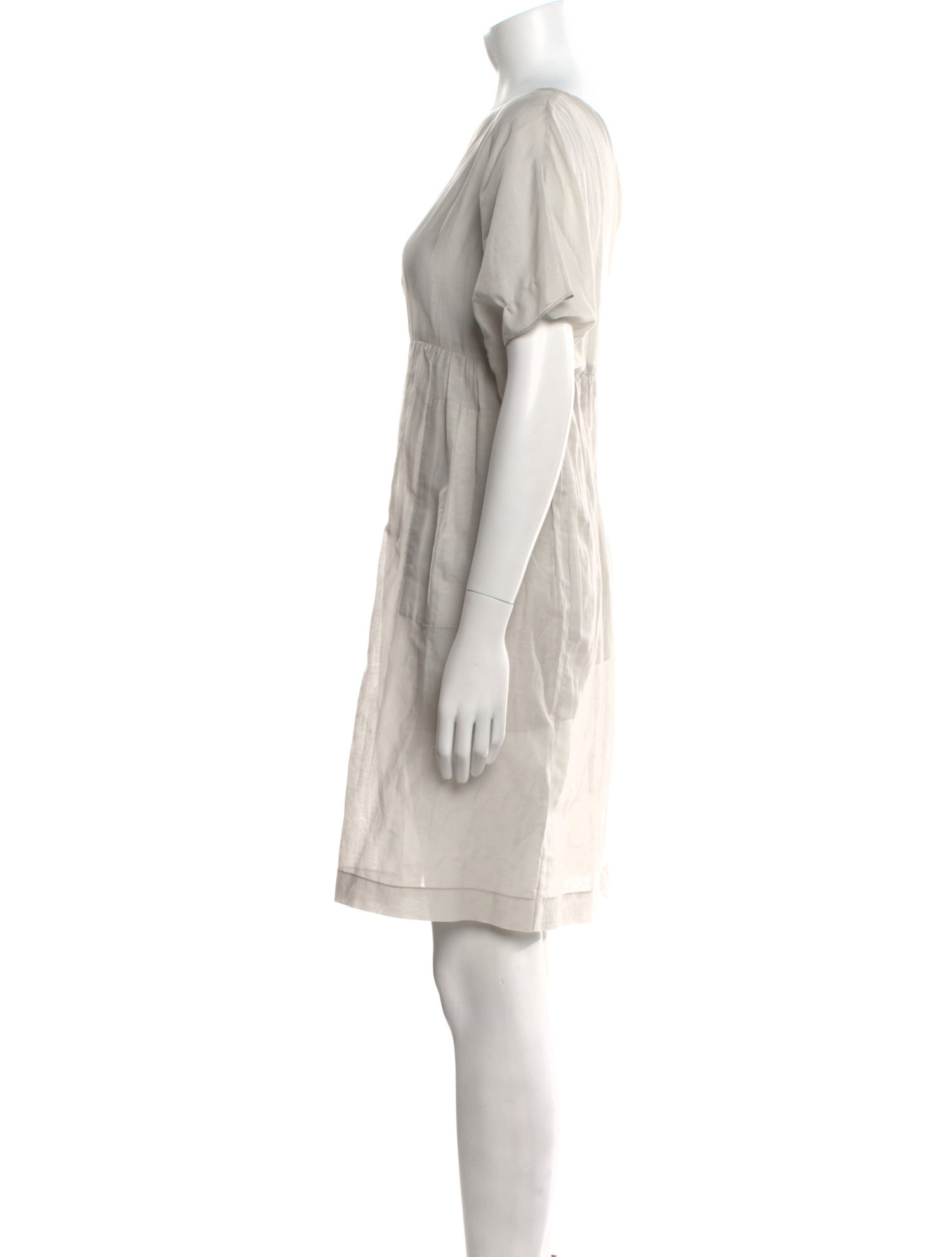 Morgane Le Fay Bateau Neckline Mini Dress