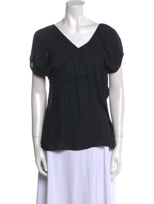 Morgane Le Fay Silk V-Neck T-Shirt