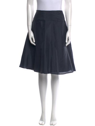Morgane Le Fay Silk Knee-Length Skirt
