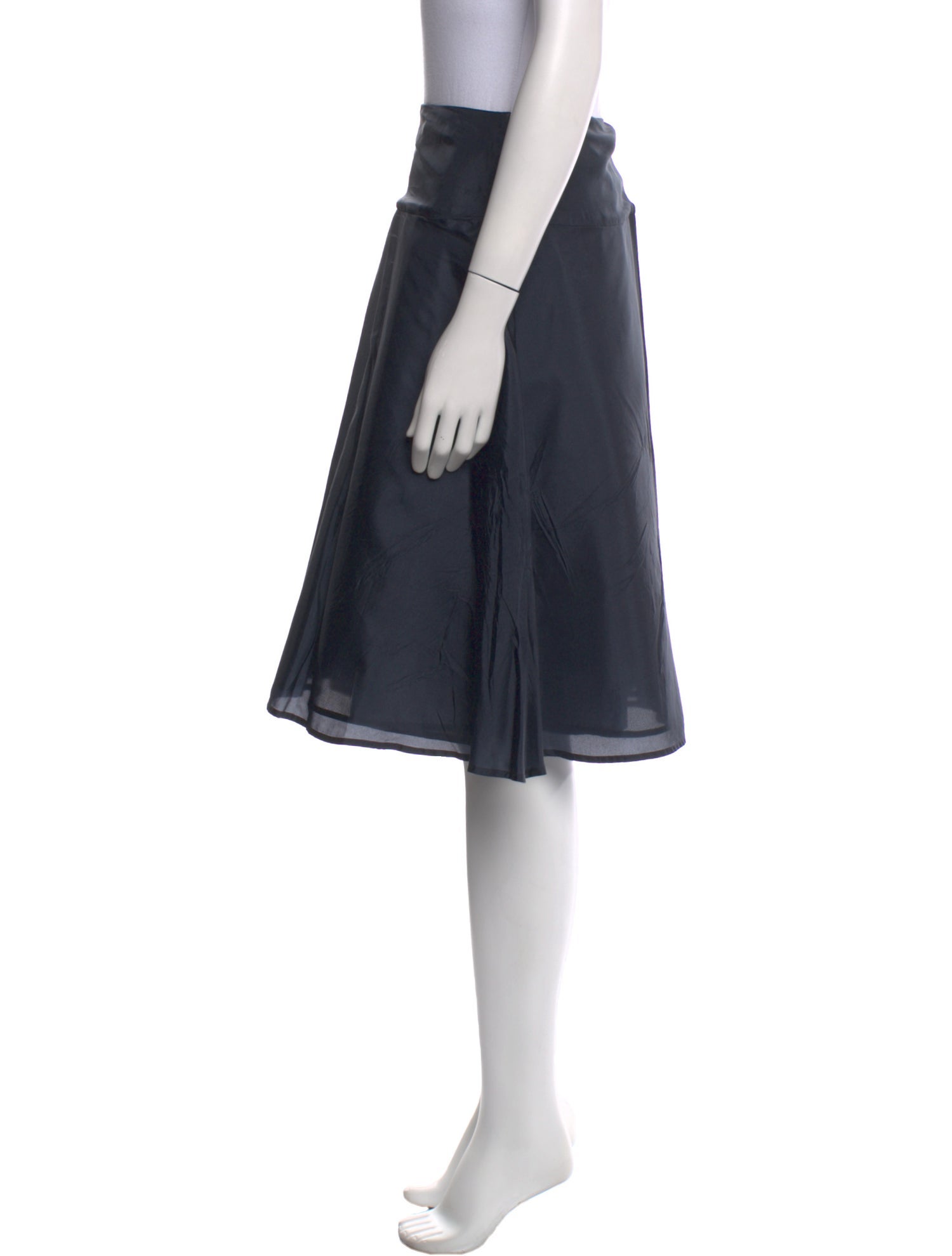 Morgane Le Fay Silk Knee-Length Skirt