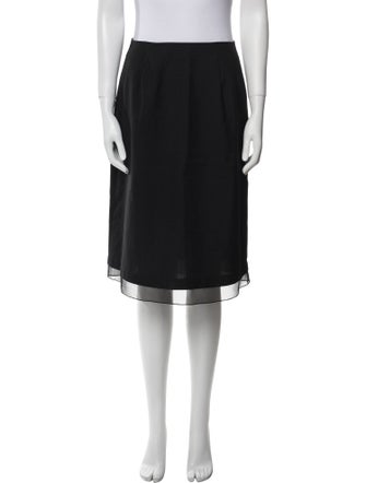 Morgane Le Fay Wool Knee-Length Skirt