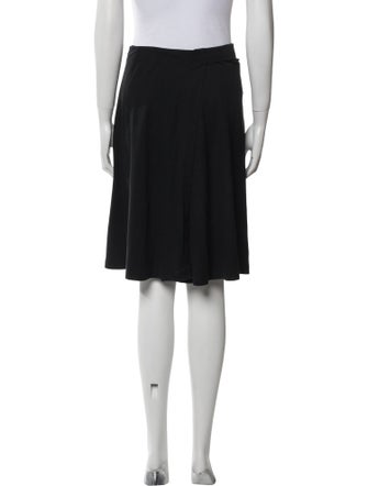 Morgane Le Fay Pleated Accents Knee-Length Skirt
