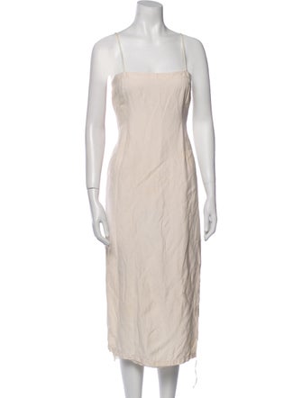 Morgane Le Fay Silk Midi Length Dress
