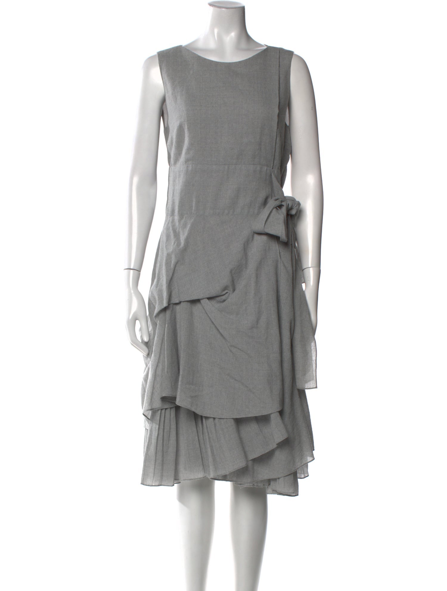 Morgane Le Fay Wool Midi Length Dress