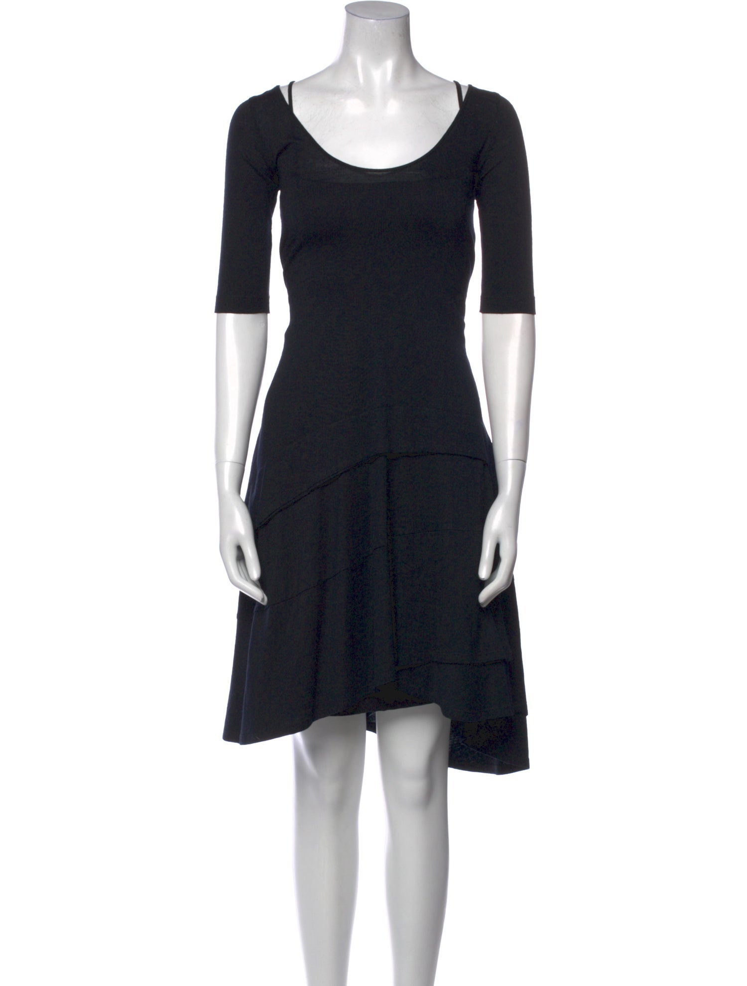 Morgane Le Fay Scoop Neck Knee-Length Dress