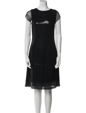 Morgane Le Fay Silk Knee-Length Dress