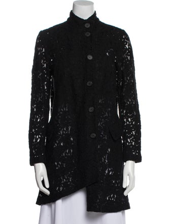 Morgane Le Fay Silk Lace Pattern Evening Jacket