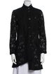 Morgane Le Fay Silk Lace Pattern Evening Jacket