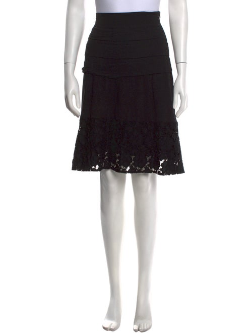 Morgane Le Fay Silk Knee-Length Skirt