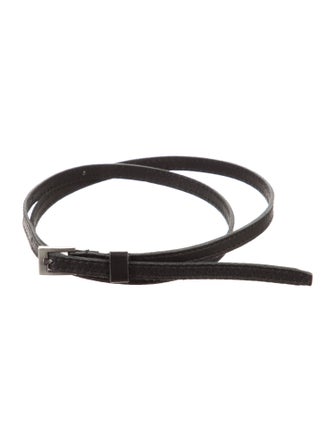 Morgane Le Fay Skinny Leather Belt