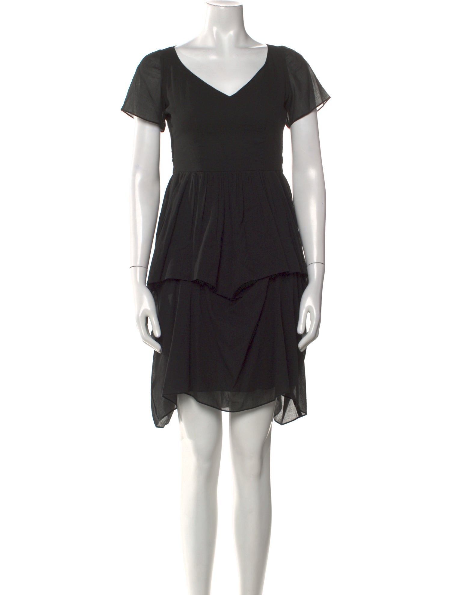 Morgane Le Fay V-Neck Mini Dress
