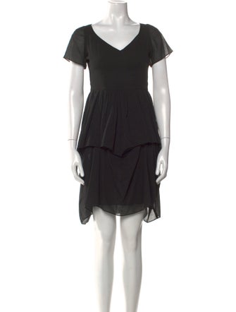 Morgane Le Fay V-Neck Mini Dress