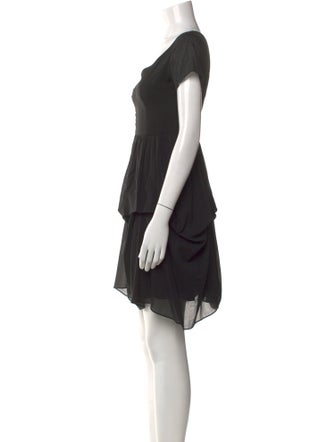 Morgane Le Fay V-Neck Mini Dress