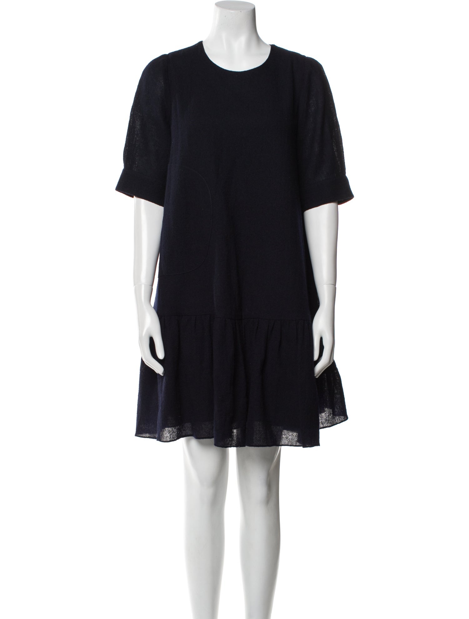 Morgane Le Fay Wool Mini Dress