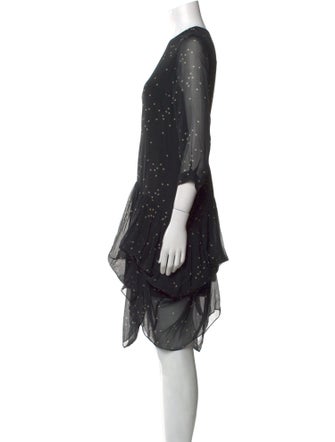 Morgane Le Fay Silk Knee-Length Dress