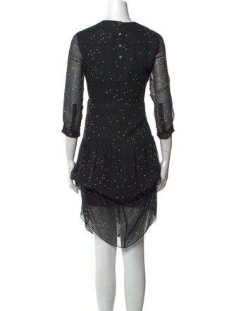 Morgane Le Fay Silk Knee-Length Dress