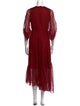 Morgane Le Fay Silk Midi Length Dress
