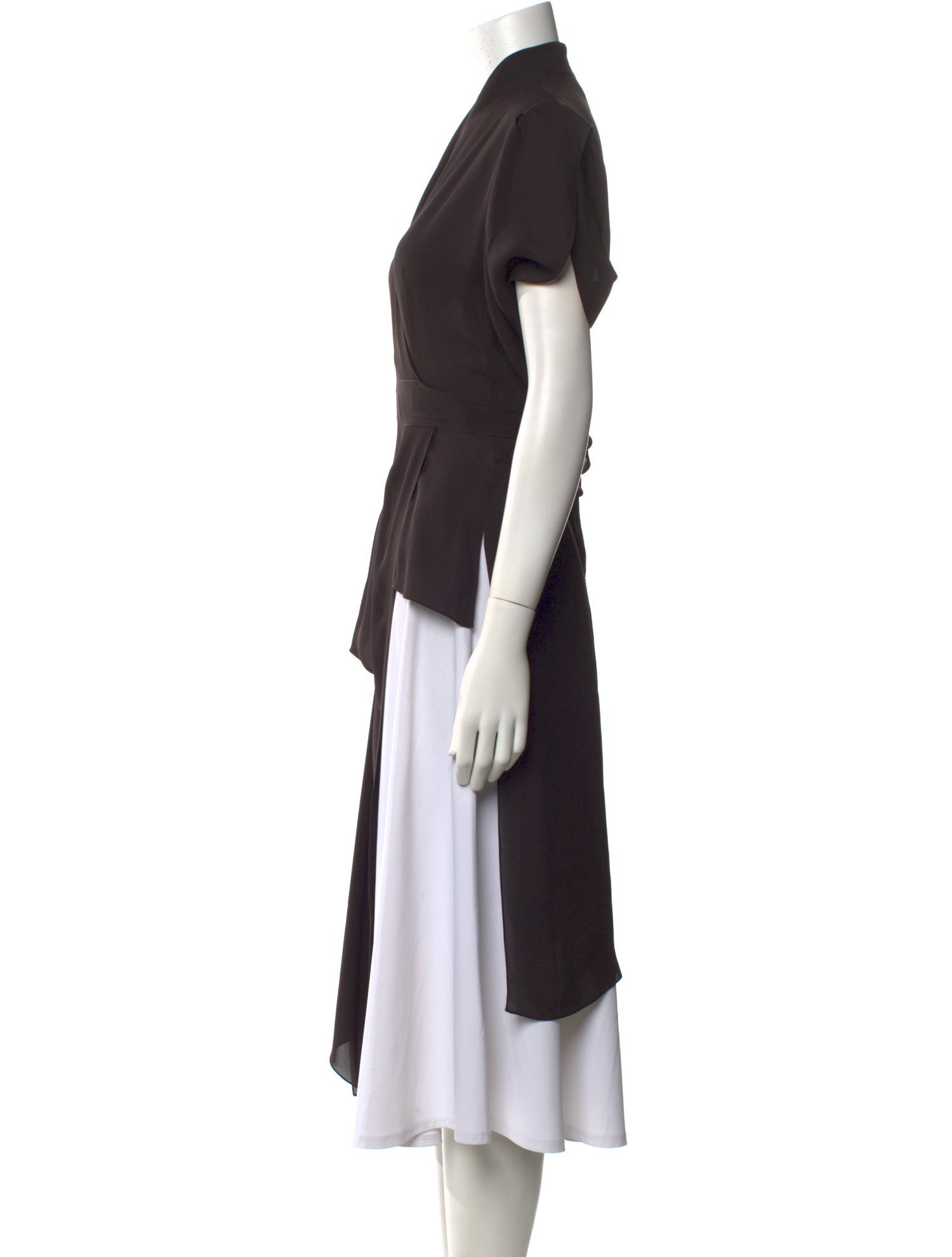 Morgane Le Fay Silk V-Neck Tunic
