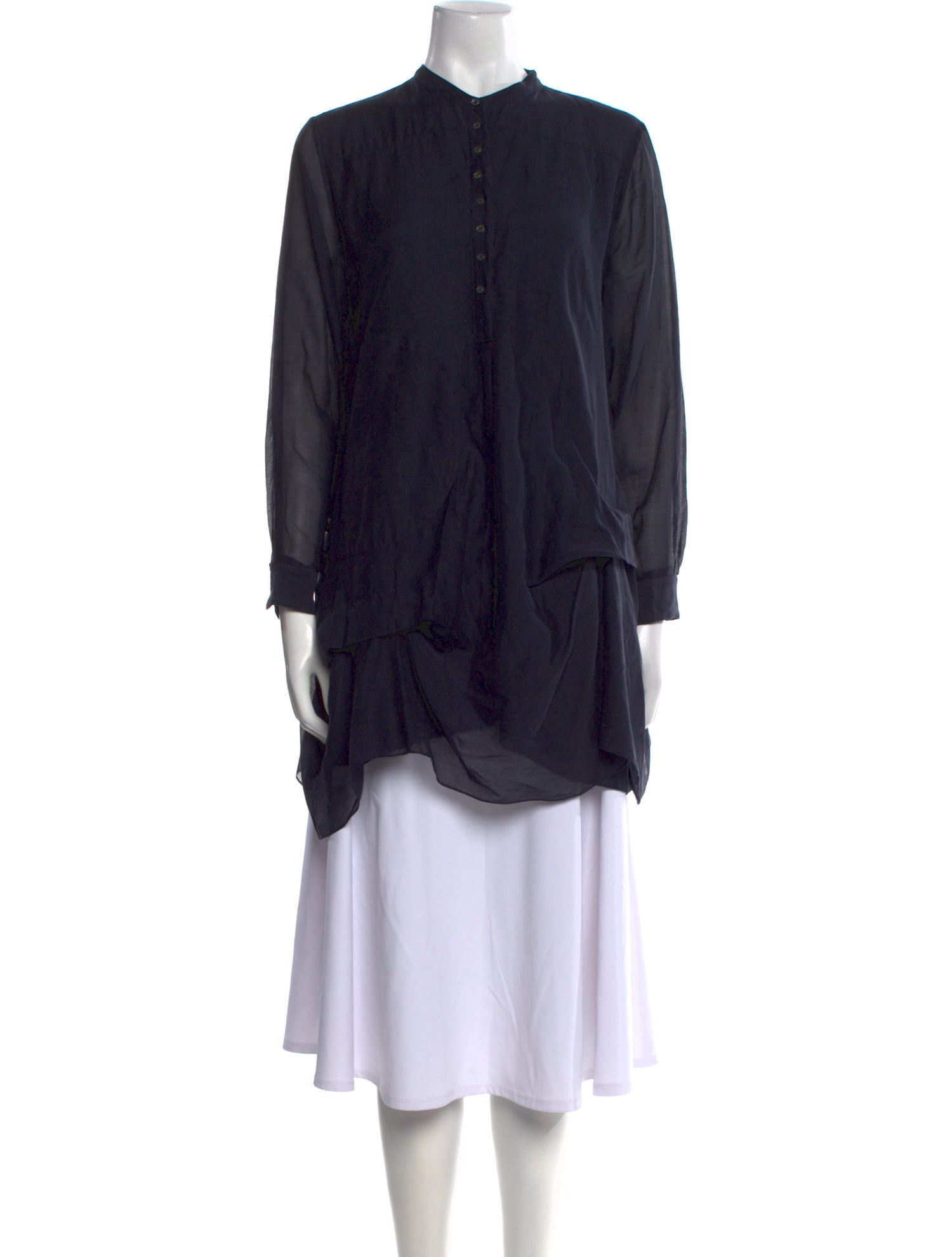 Morgane Le Fay Mock Neck Long Sleeve Tunic