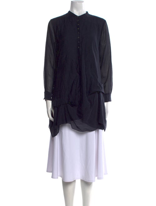 Morgane Le Fay Mock Neck Long Sleeve Tunic