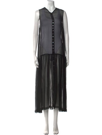 Morgane Le Fay Silk Long Dress