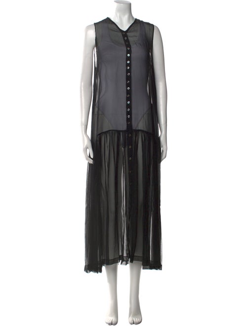 Morgane Le Fay Silk Long Dress