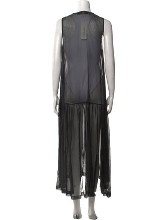 Morgane Le Fay Silk Long Dress
