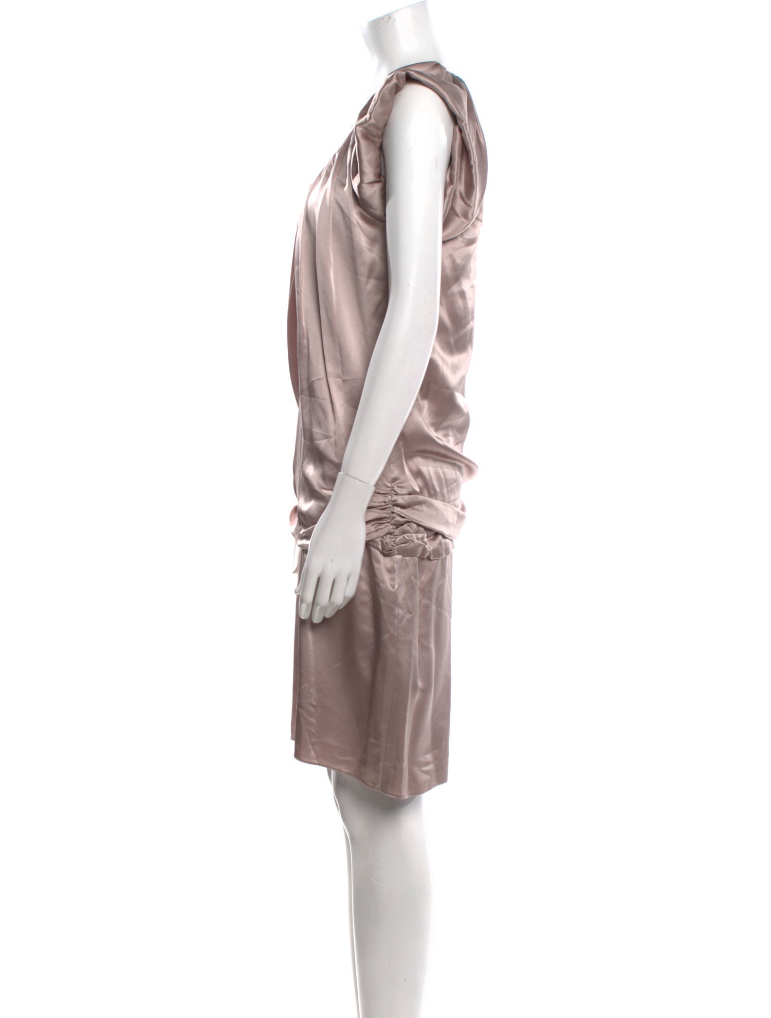 Morgane Le Fay Silk Knee-Length Dress