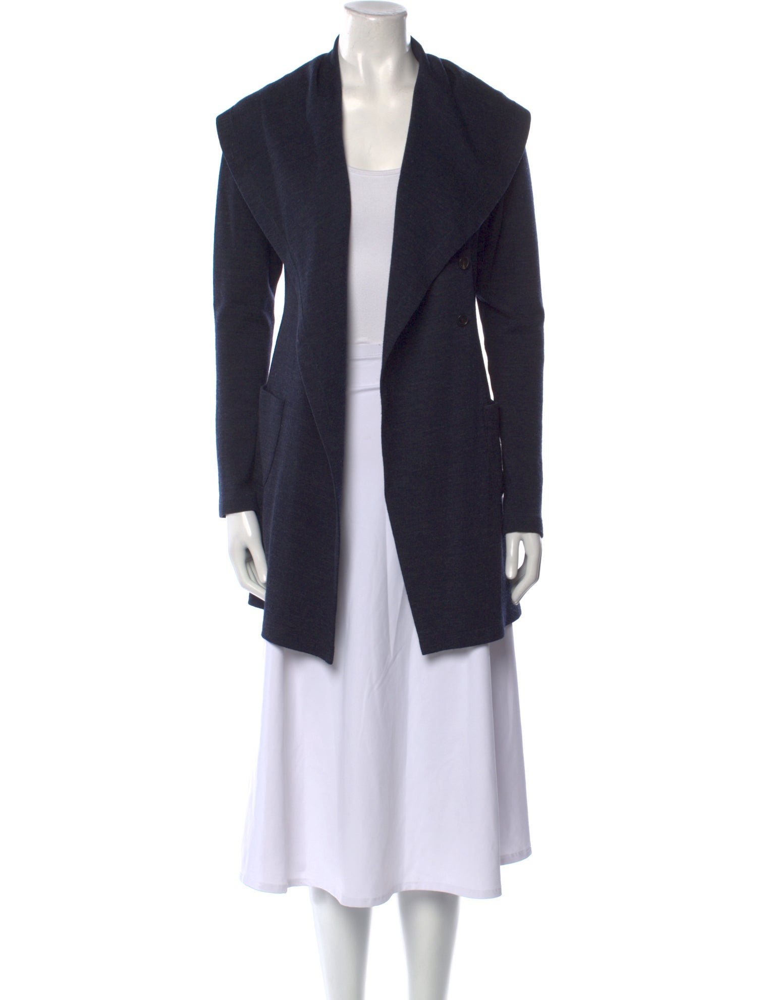 Morgane Le Fay Wool Open Front Sweater