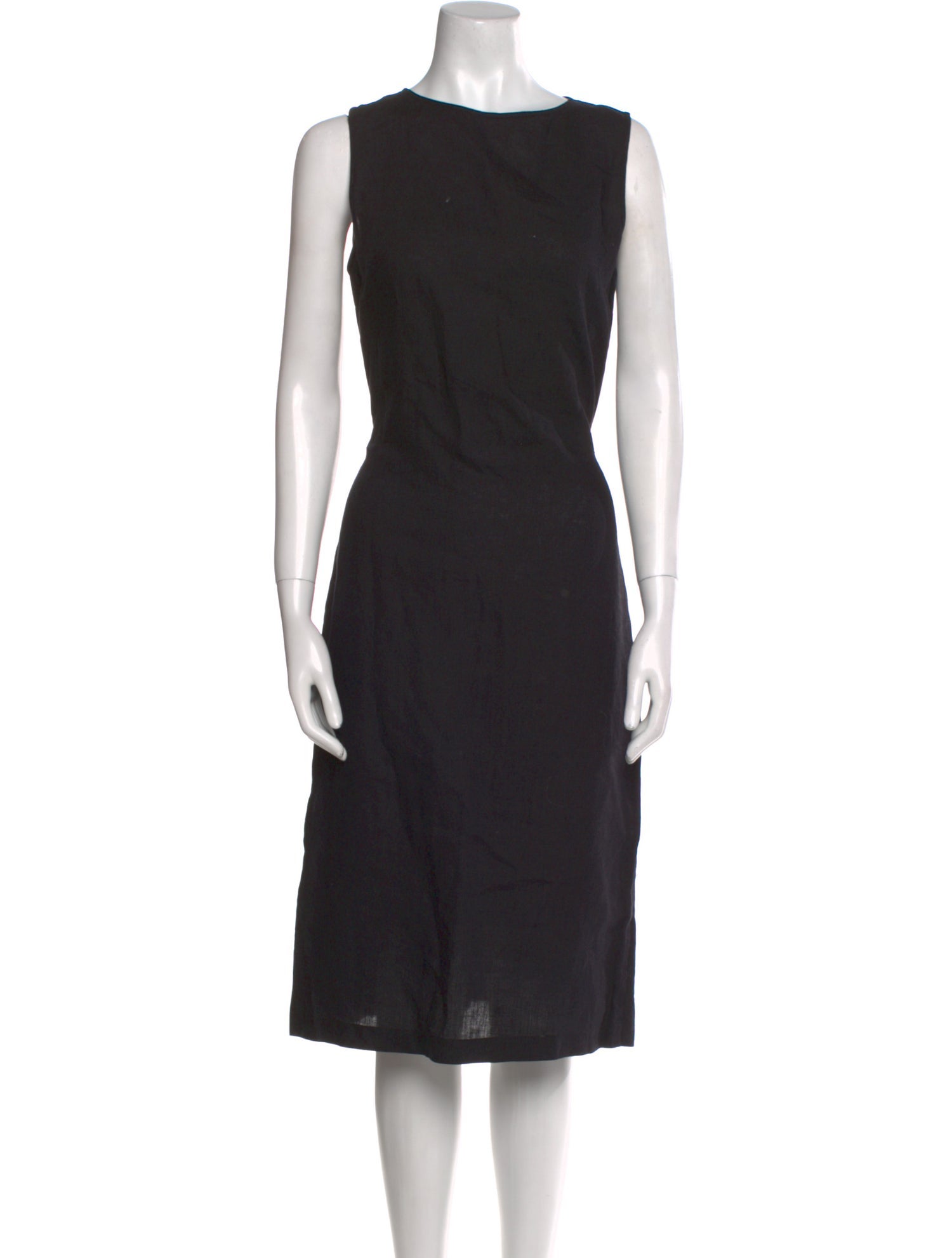Morgane Le Fay Linen Midi Length Dress