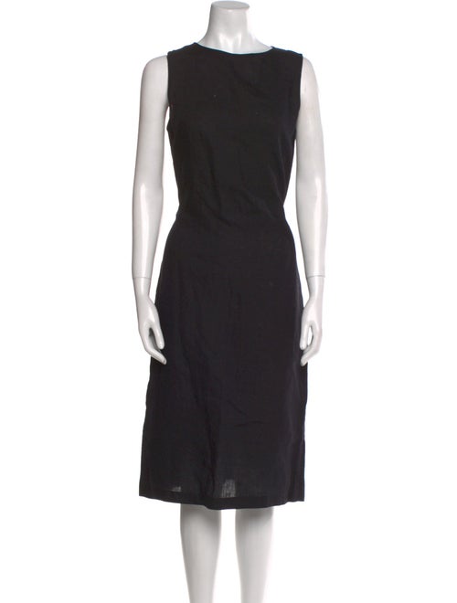 Morgane Le Fay Linen Midi Length Dress