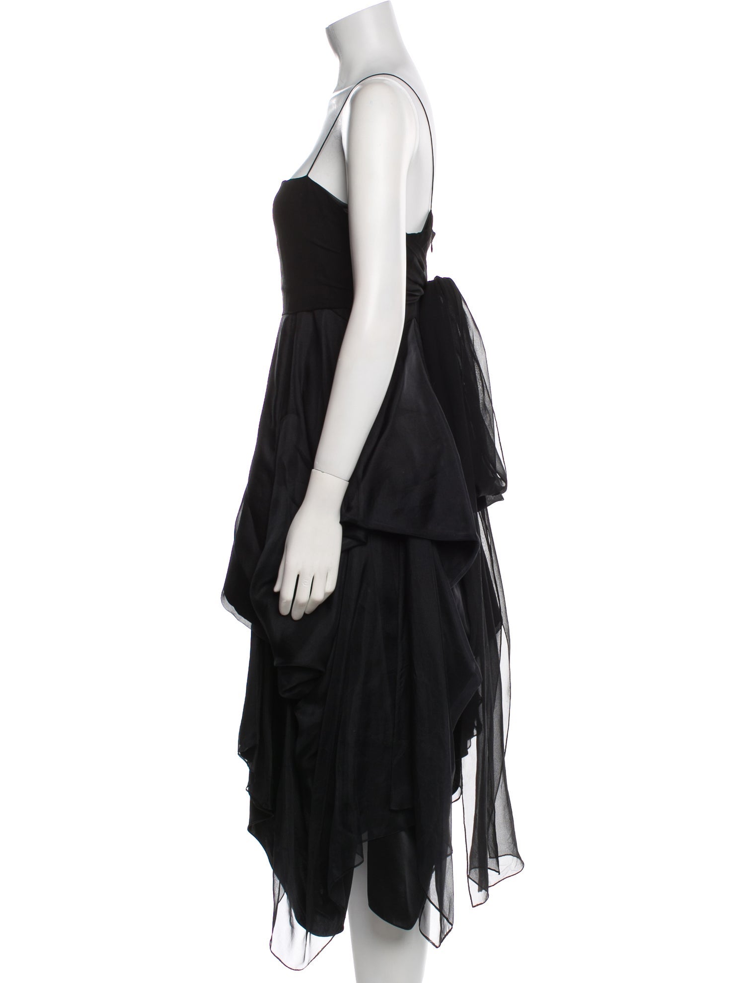 Morgane Le Fay Silk Midi Length Dress