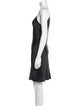Morgane Le Fay Silk Knee-Length Dress