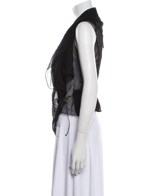 Morgane Le Fay Silk V-Neck Blouse