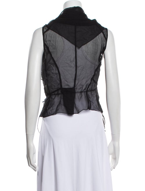 Morgane Le Fay Silk V-Neck Blouse