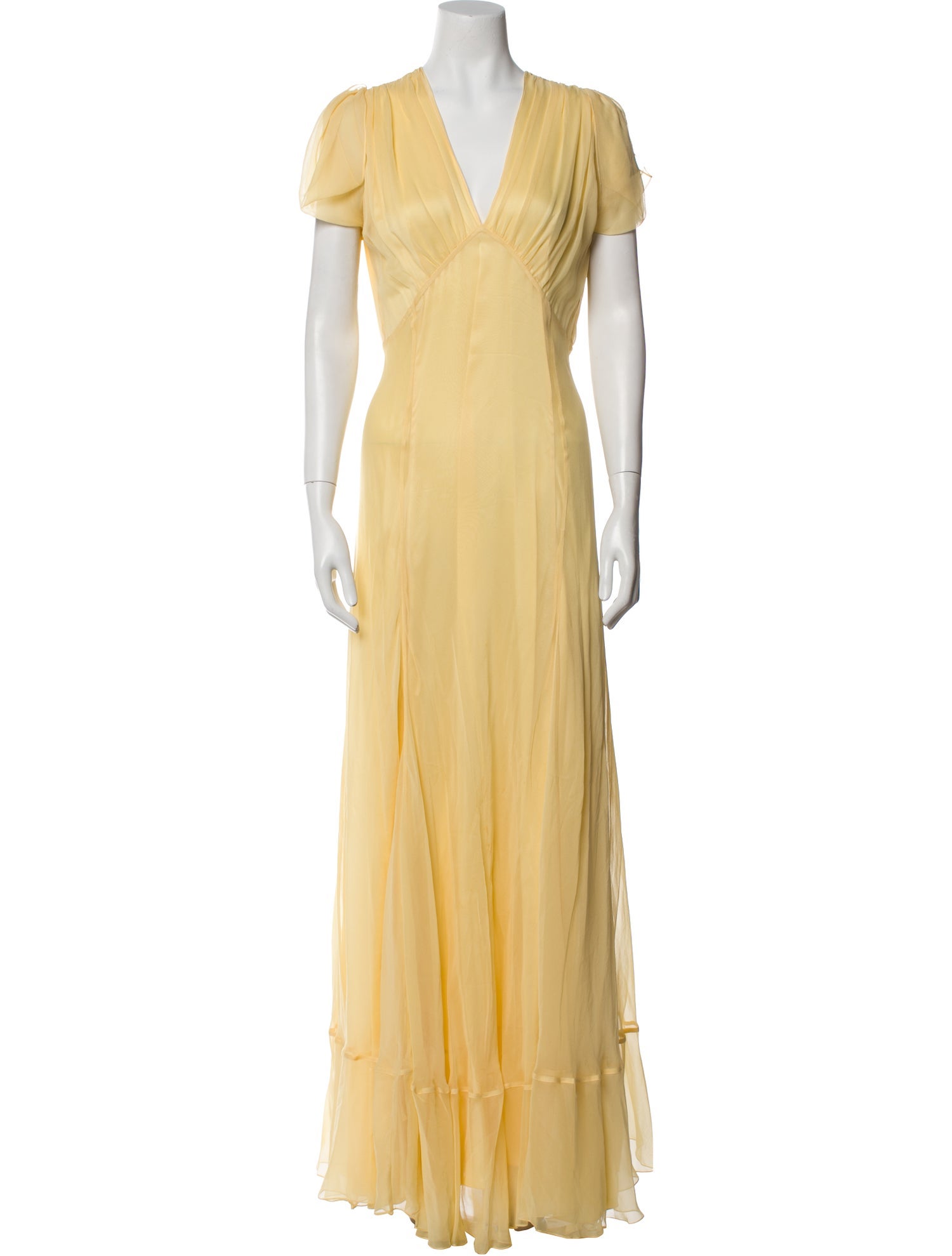 Morgane Le Fay Silk Long Dress