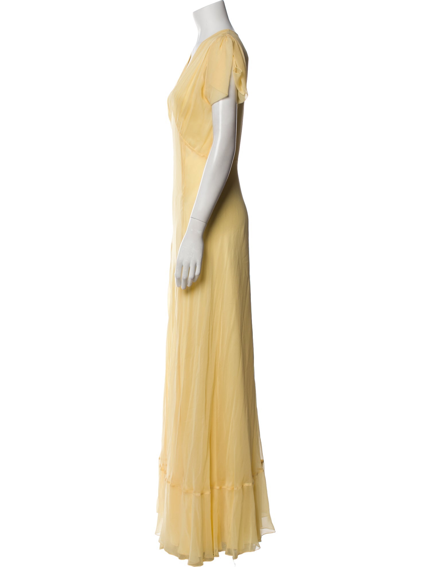 Morgane Le Fay Silk Long Dress