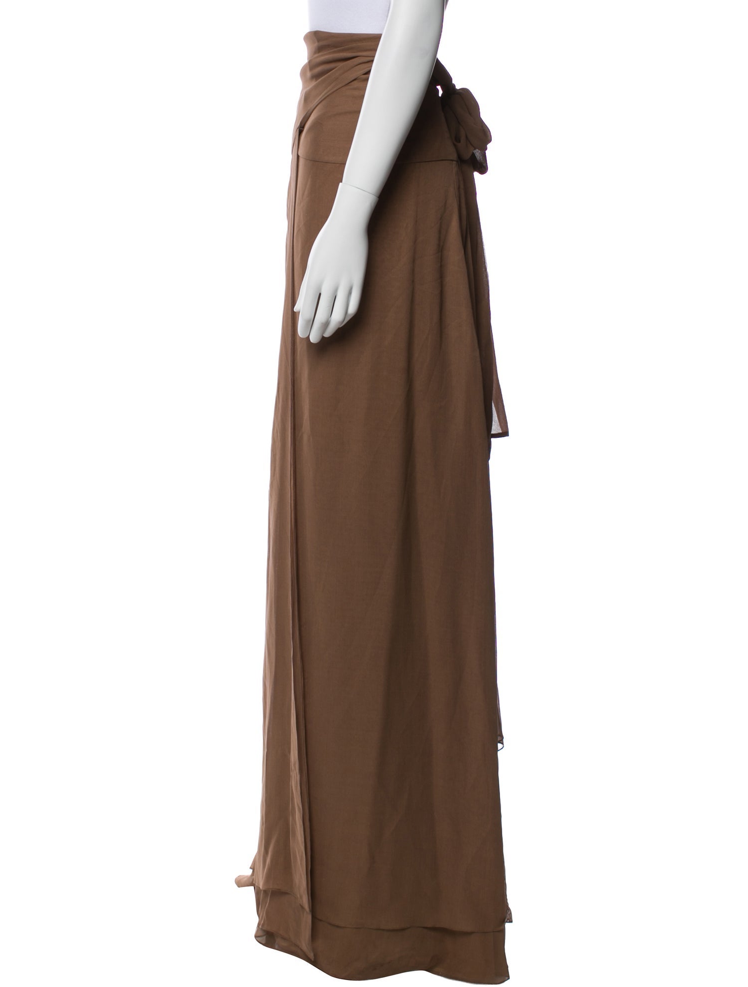 Morgane Le Fay Silk Long Skirt