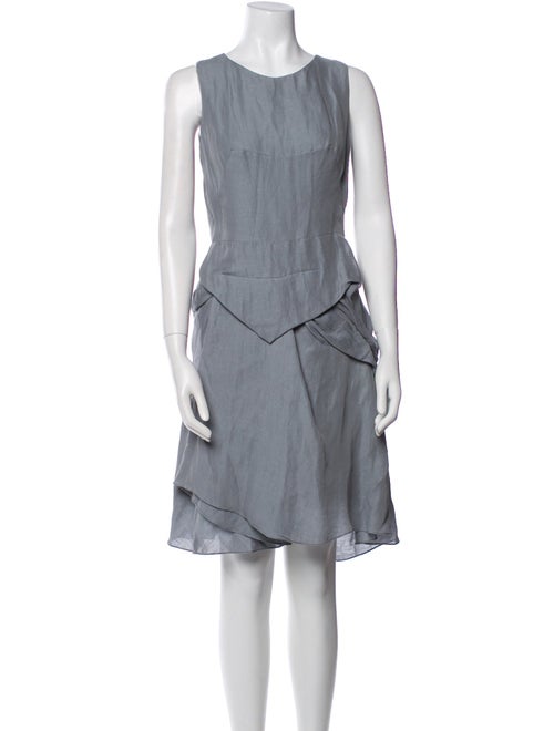Morgane Le Fay Linen Knee-Length Dress