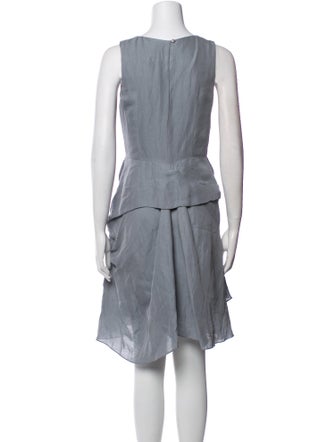 Morgane Le Fay Linen Knee-Length Dress