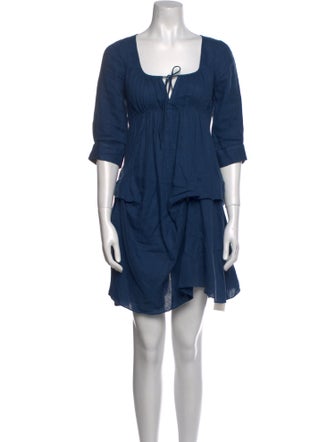 Morgane Le Fay Linen Mini Dress