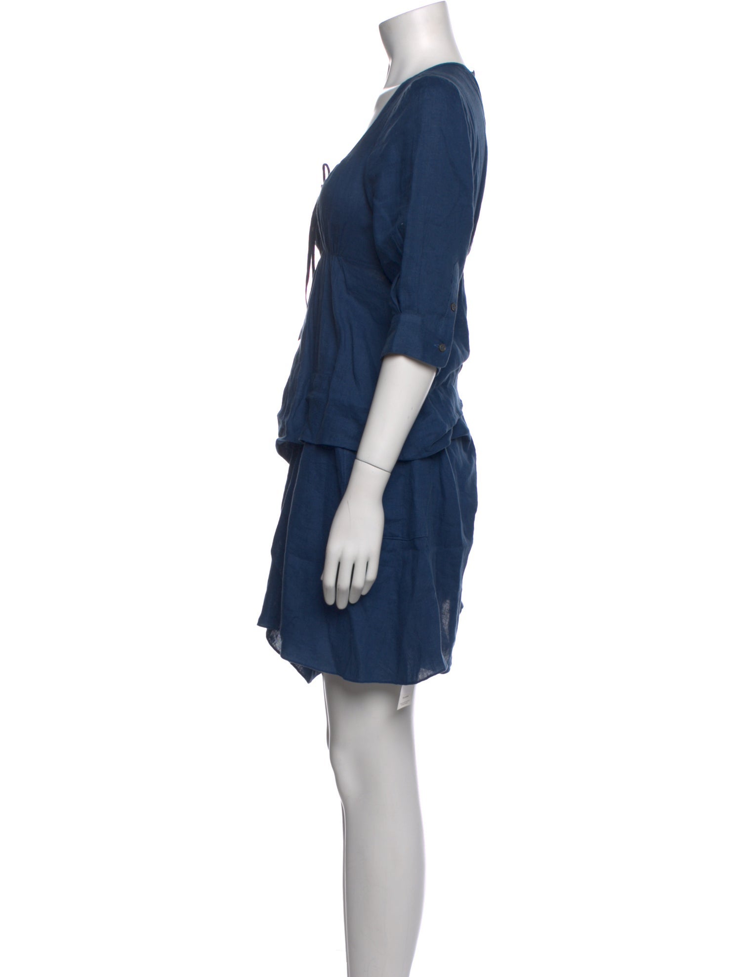 Morgane Le Fay Linen Mini Dress